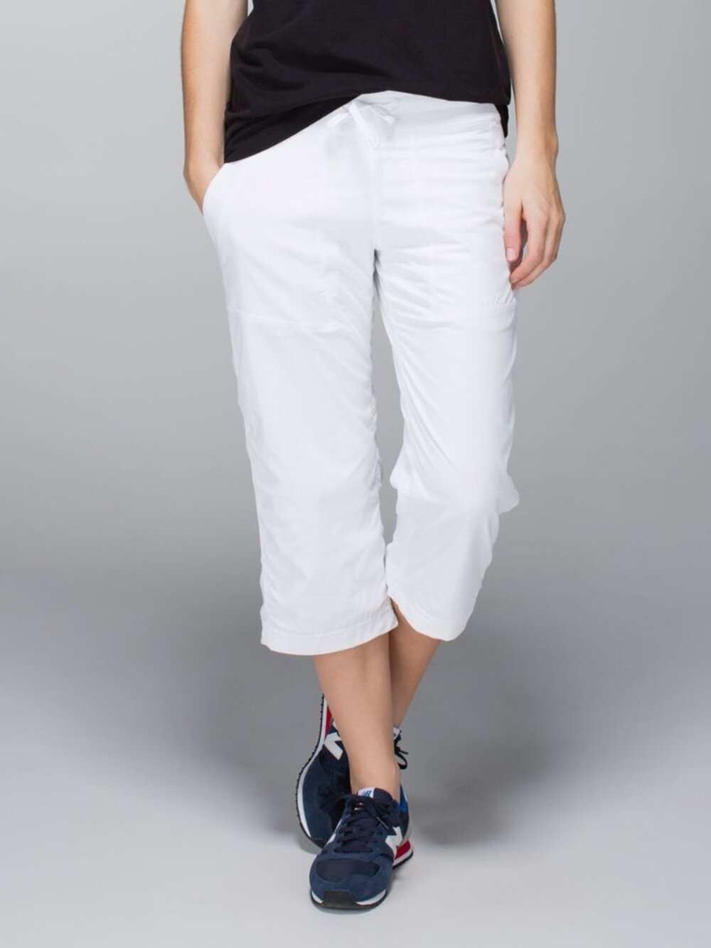 Lululemon Studio Crops White Pants